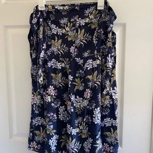 American Eagle Floral strapless mini dress